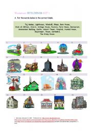 Worksheet: Buildings Set 1