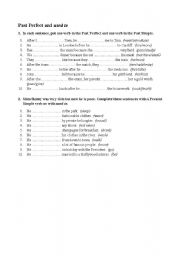 English worksheet: Past Perfect and used to