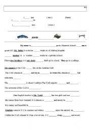 English Worksheet: pronouns 