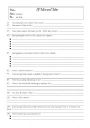 English worksheet: By the river