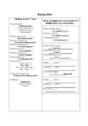 English worksheet: 