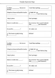 English worksheet: Everyday English