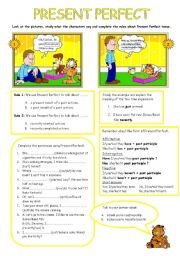 English Worksheet: Present Perfect