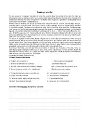 English Worksheet: Creating a Wine list