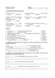 English worksheet: SIMPLE PAST