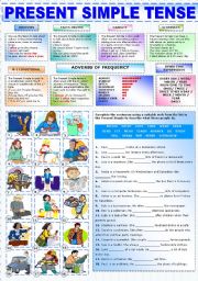 English Worksheet: PRESENT SIMPLE TENSE