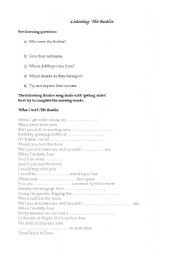 English worksheet: Song: when Im 64