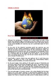 CHANGES IN  WORLD CLIMATE  READING , LISTENING AND VOCABULARY ACTIVITY FOR ADVANCE STUDENTS BOTH INFORMATIVE AND POPULAR TOPIC