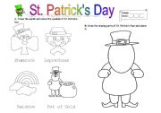 English Worksheet: St. Patricks day worksheet