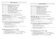 English Worksheet: Must or Have to