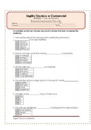 English Worksheet: English Diagnostic Test