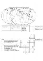 English Worksheet: Geography Quiz