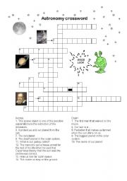 English Worksheet: Astronomy