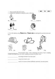 English worksheet: verb to be worksheet