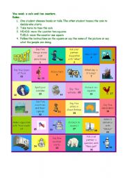 English Worksheet: BoardGame