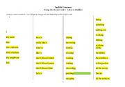 English worksheet: English Grammar on Doing the Housework 1 - Likes & Dislikes 