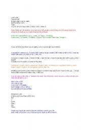 English Worksheet: love