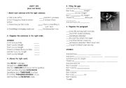 English Worksheet: Dont Cry _Listening Activity