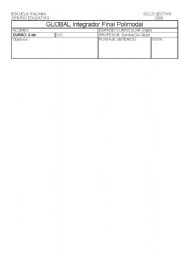 English Worksheet: Global exam