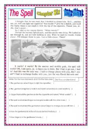 English Worksheet: The Spell (Chapters 6 and 7)