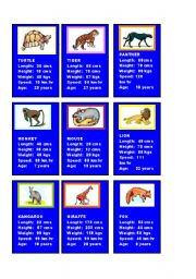 Card Game on Comparatives 2/2