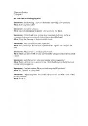 English worksheet: conversation