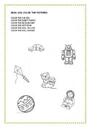 English Worksheet: TOYS