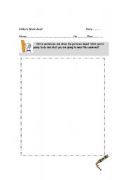 English Worksheet: Be going to