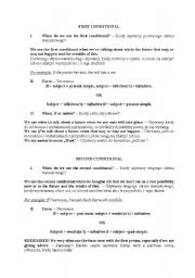 English worksheet: Conditionals