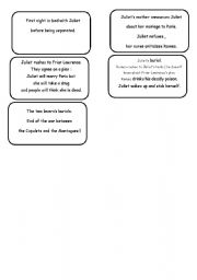 English Worksheet: ROMEO AND JULIET