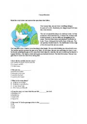 English Worksheet: The ant