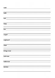 English worksheet: Practise spelling