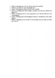 English Worksheet: Questions