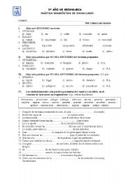 English Worksheet: vocabulary