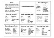 English Worksheet: Describing People 