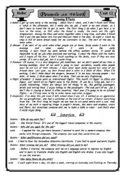 English Worksheet: first year secondary