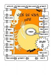 English Worksheet: Game board - like with 3rd person singular