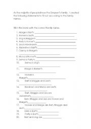 English worksheet: Family Tree