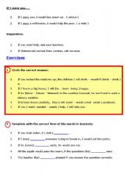 English Worksheet: IF conditional type 2