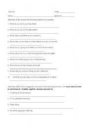 English worksheet: making requests with modals- conversational exercises