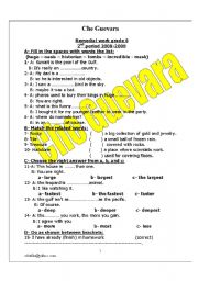 English Worksheet: test