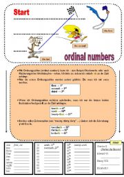 ordinal numbers