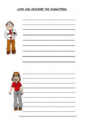 English Worksheet: Descriptions