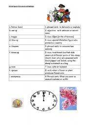 English Worksheet: UK Special Days/Holidays/Occasions 4 pages