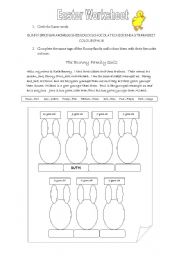 English Worksheet: Easter Worksheet