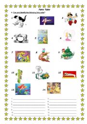 English Worksheet: fairy tales - Cinderella