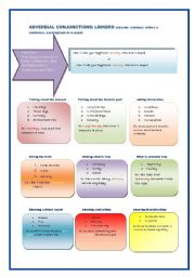 English Worksheet: linkers