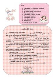 English Worksheet: Write a silly story
