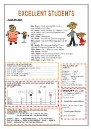 English Worksheet: USE OF CAN / CANT