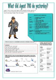 English Worksheet: SIMPLE PAST